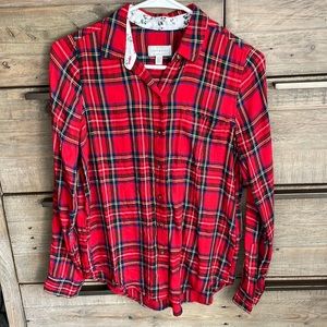 Lucky Brand Plaid Button Up Shirt